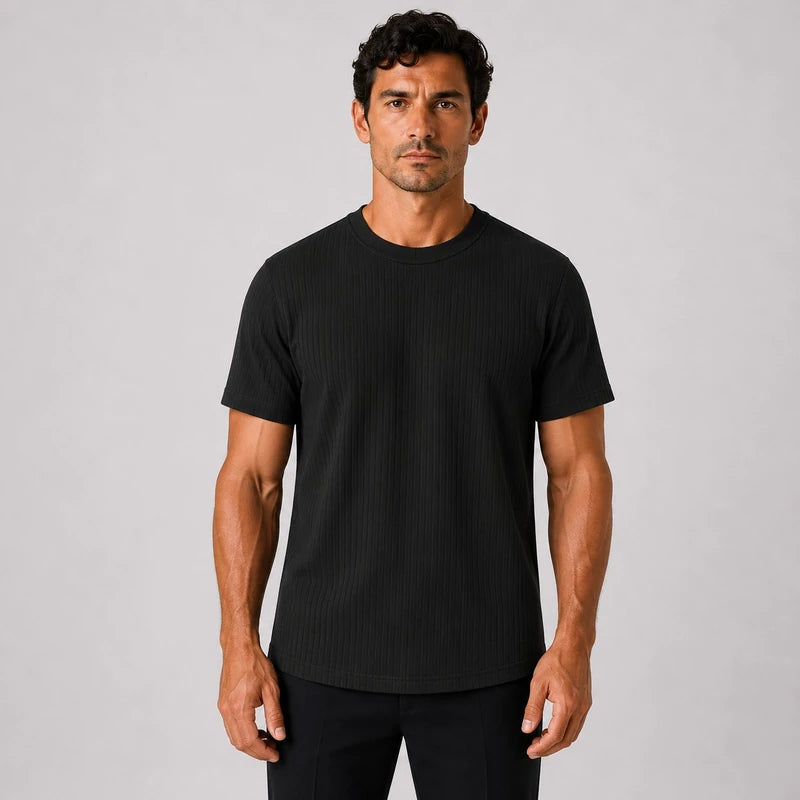 Camiseta Masculina Malha Slim Fit Gola Redonda Torino