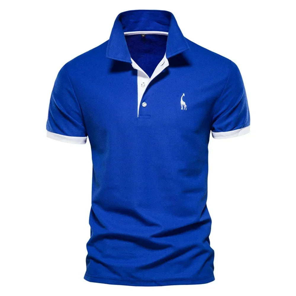 Camisa Polo Masculina Com Bordado Girafa Milão