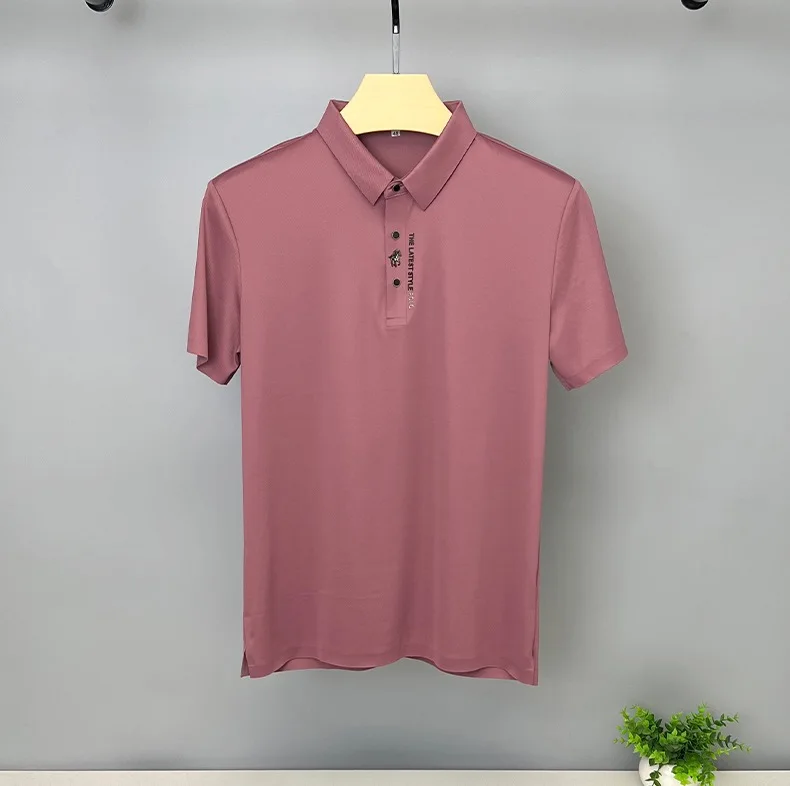 Camisa Polo Masculina Seda Gelada Anti Suor Slim Fit Amalfi