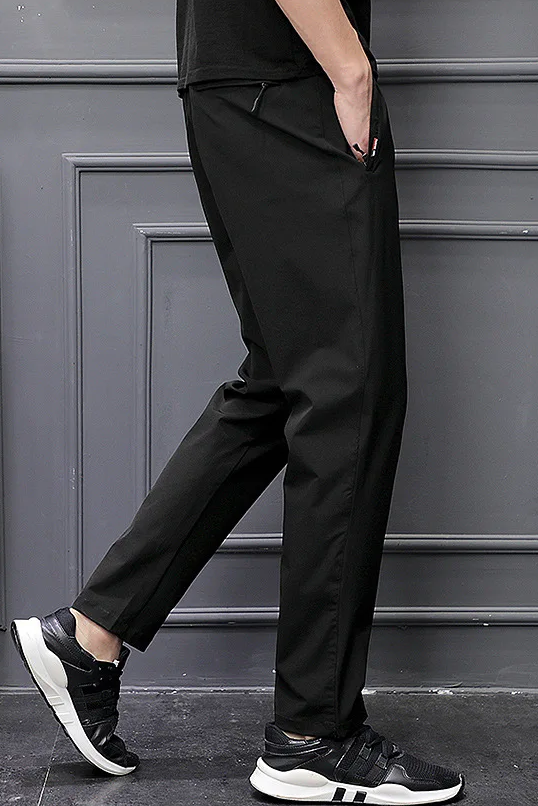 Calça Masculina Seda Gelada Impermeável Slim Fit Trento