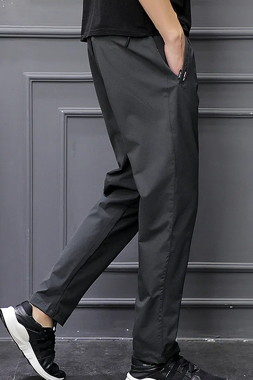 Calça Masculina Seda Gelada Impermeável Slim Fit Trento