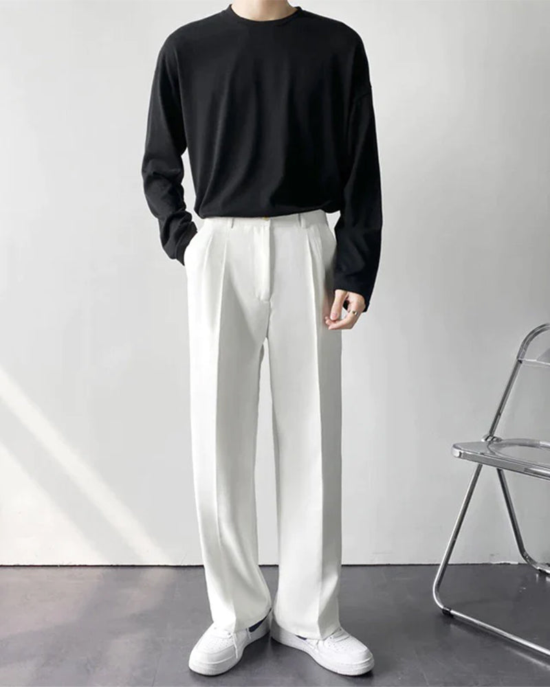 Calça Masculina Perna Larga Caimento Solto Fiesole - vista 9