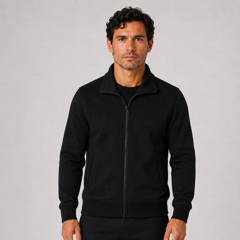 Jaqueta Masculina Gola Alta Westwood Moletom Premium Urbana
