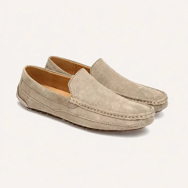 Mocassim Masculino de Camurça Solatte Loafer Casual Elegante
