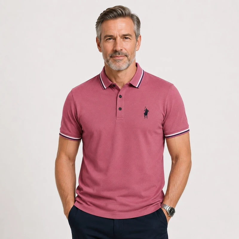 Camisa Masculina Polo Torino Algodão Manga Curta Elegante e Confortável