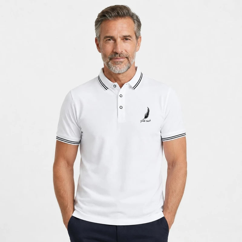 Camisa Polo Masculina de Algodão e Poliéster Siena - vista 3