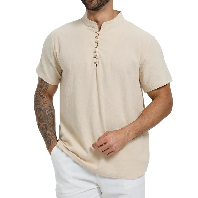 Camisa Masculina em Linho Maragogi