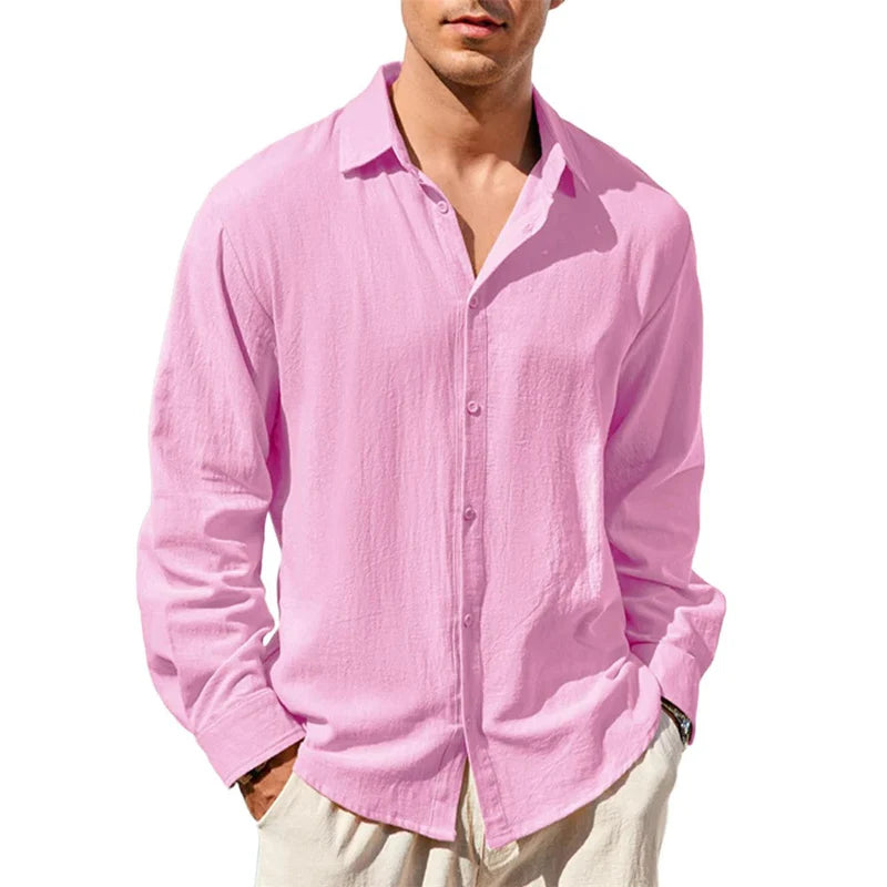 Camisa Masculina em Linho Recife